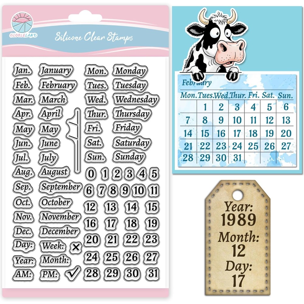 Stempel kalendarzowy do scrapb – Clear Silicone Stamps For Card Making recenzja i cena